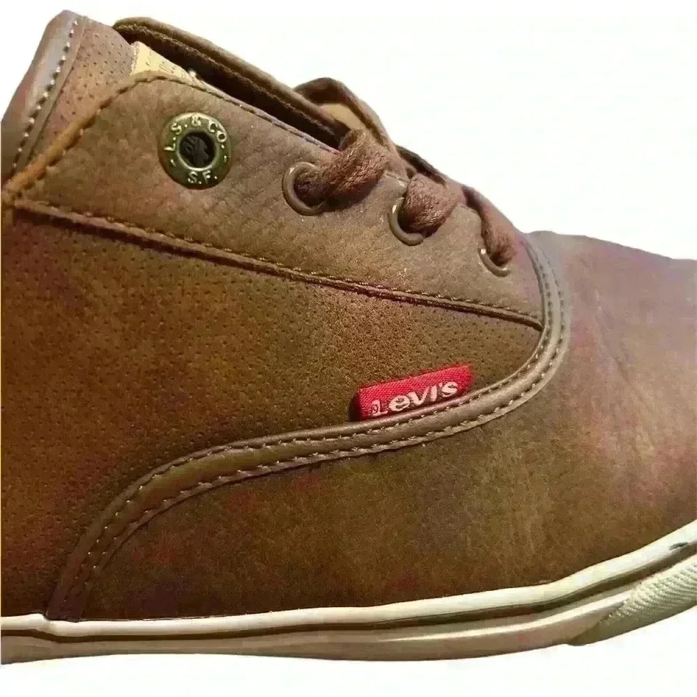 Levis Men’s Ethan Casual Sneaker Brown Size 11 - Picture 3 of 7